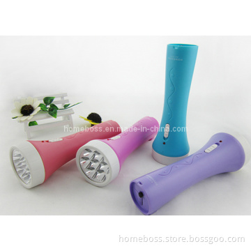 Plastic Flashlight / Rechargealbe LED Torch for Christmas Gift (JBS-S013 Jll)